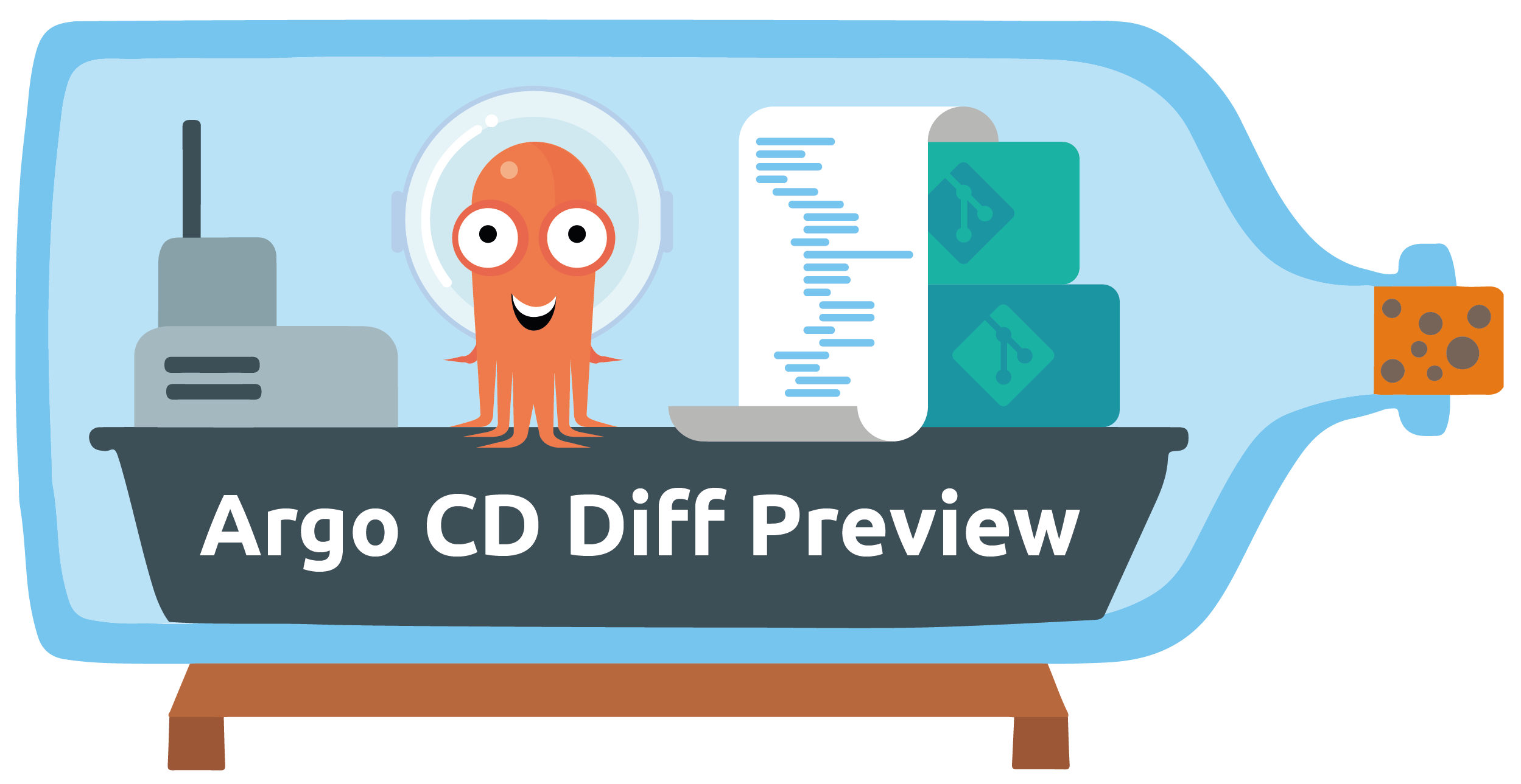 Логотип Argo CD Diff Preview