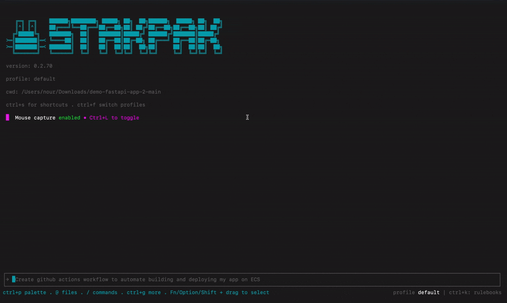 Демонстрация работы Stakpak